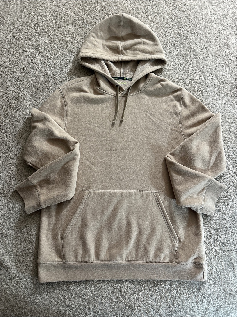 Neutral Beige Hoodie Sweatshirt